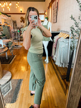 Load image into Gallery viewer, Dusty Olive Cargo Pant
