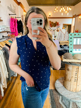 Load image into Gallery viewer, Navy Spirit Blouse
