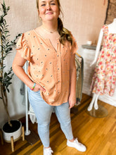 Load image into Gallery viewer, Curvy Dusty Peach Blouse
